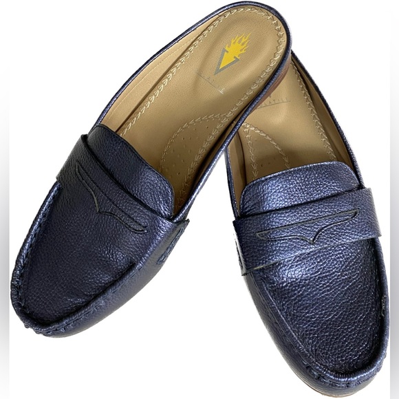 Volatile | Dark Blue Mules size 7 - Picture 2 of 12